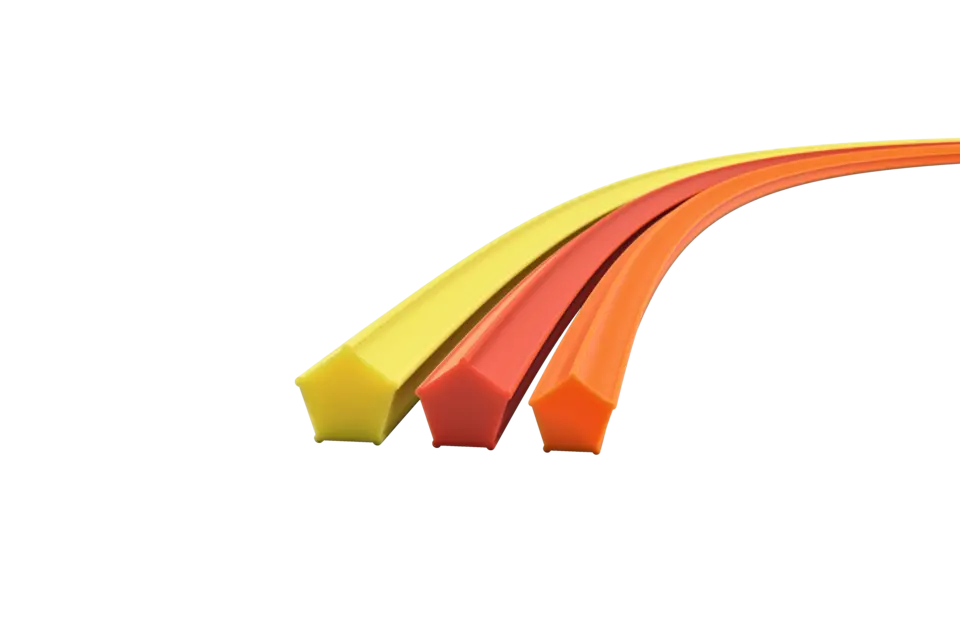 Vijfhoekige maaidraad, Ø 2,7 mm x 215 mm rood