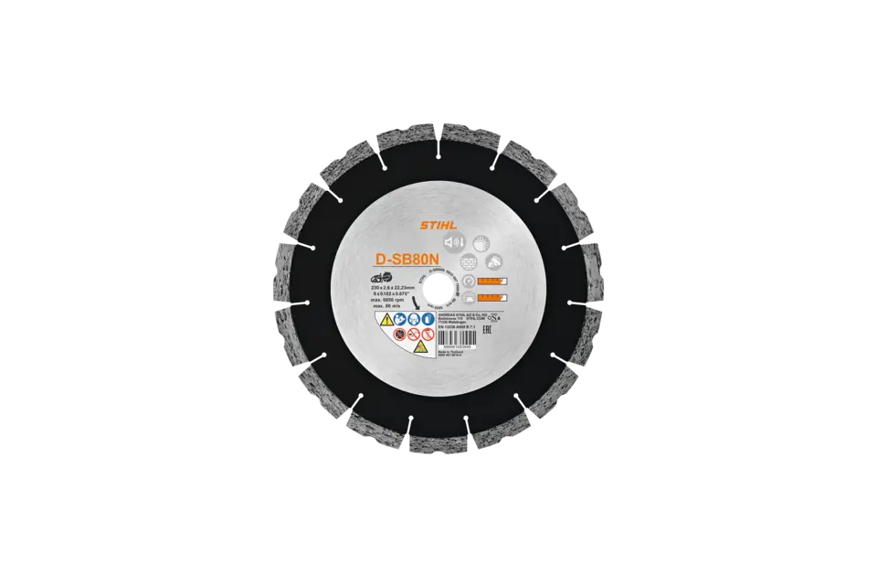 Diamant-doorslijpschijf, Ø 230mm, D-SB80N