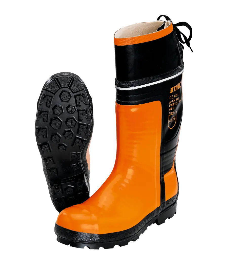 Rubberen laarzen, voor gebruik met kettingzagen, Special, maat 38